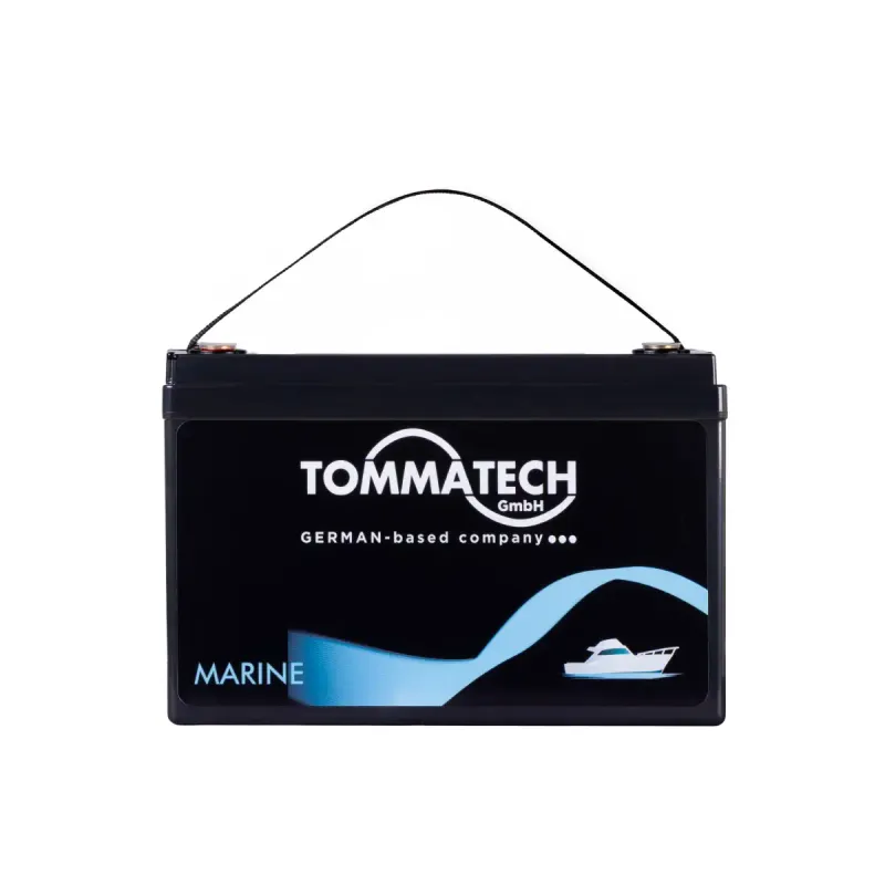 TommaTech ABS+PC Kasa 12.8V-100Ah LFP Marine Batarya
