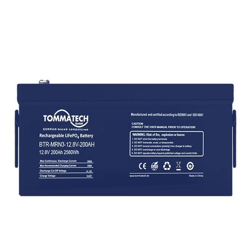 TommaTech ABS+PC Kasa 25.6V-200Ah LFP Marine Batarya