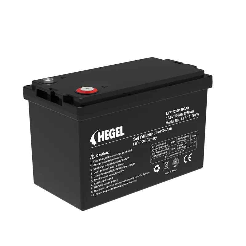 LİFEPO4 LİTYUM AKÜ 12.8V 100AH  - 3