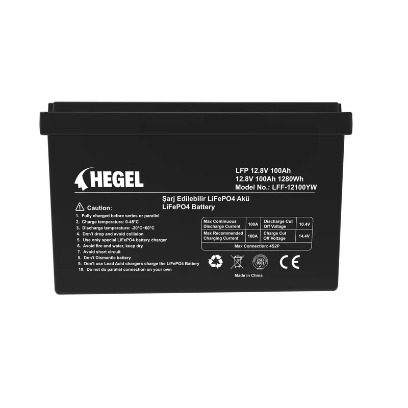 LİFEPO4 LİTYUM AKÜ 12.8V 100AH  - 4